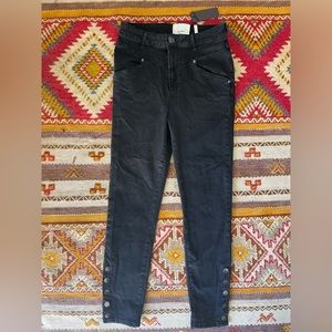 One Teaspoon, black, 31, high waist, denim, pants, skinny, stretch, “preachers”